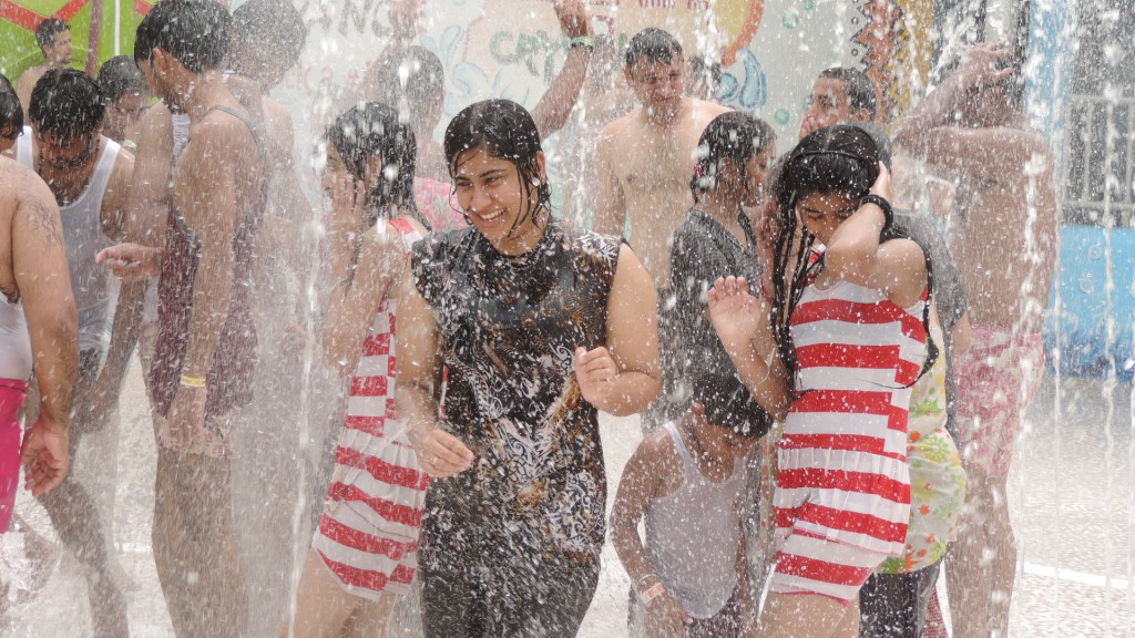 Rain dance at Crystal World - the most funny experience for me! 