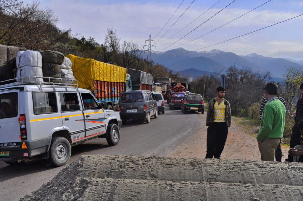 Indisciplined drivers cause traffic jam on NH 44 every now and then